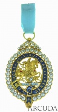 Благороднейший орден «Подвязки», Великобритания (муляж)